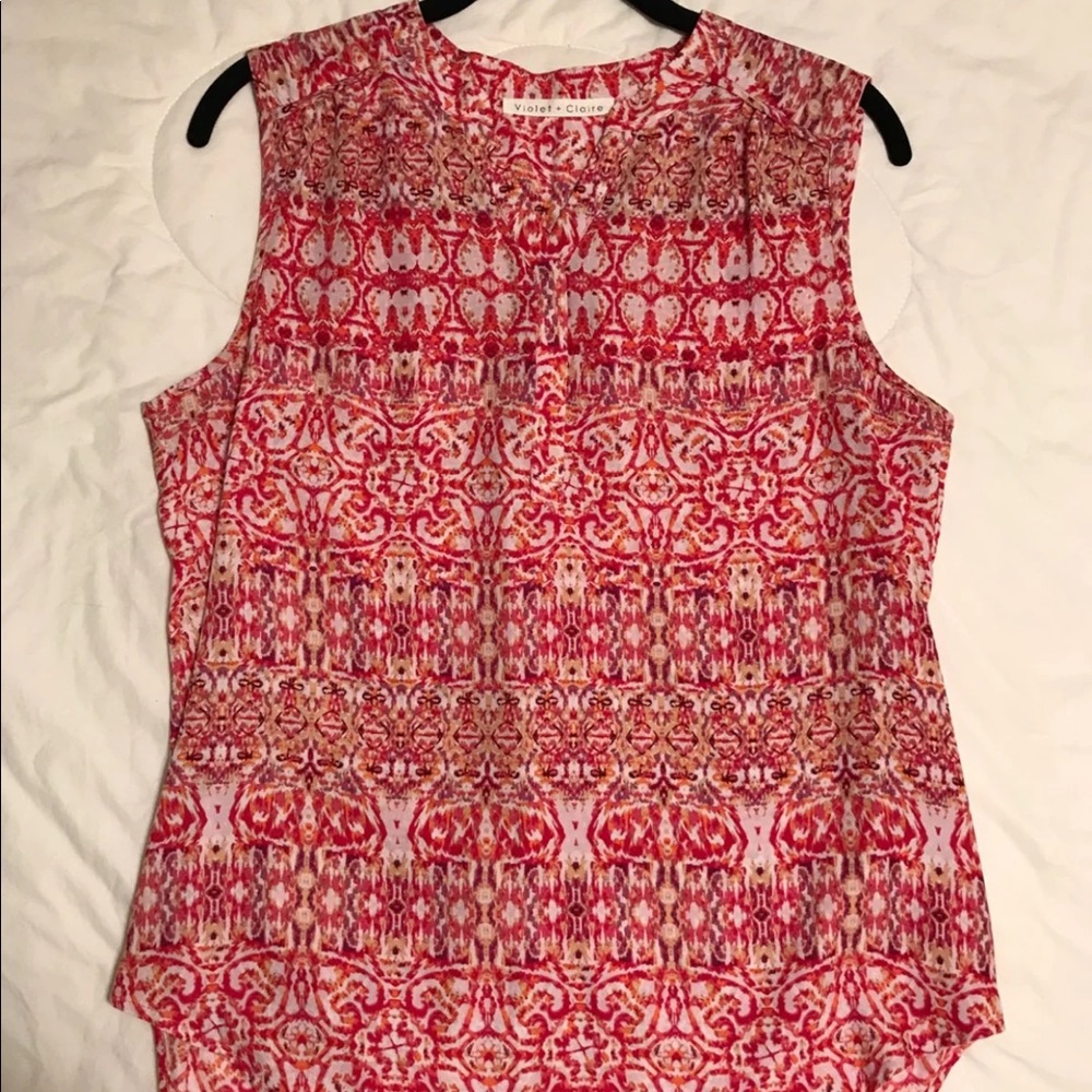 Violet + Claire sleeveless blouse